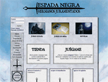 Tablet Screenshot of espadanegra.net